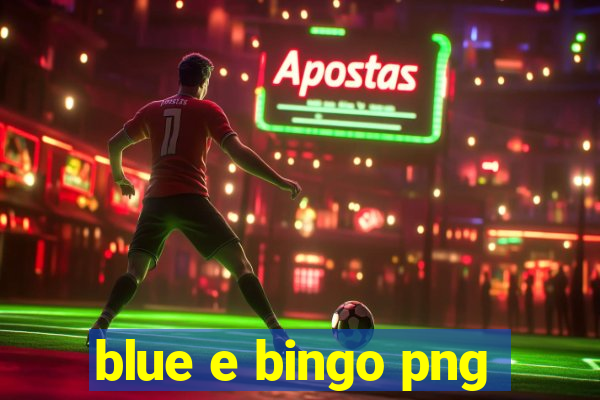 blue e bingo png